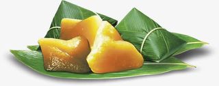 绿色天然美食粽子长粽免抠