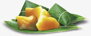 绿色天然美食粽子长粽免抠