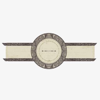 欧式花纹边框免抠