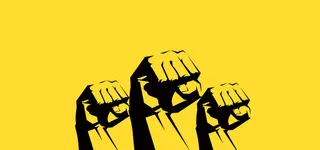 淘宝招聘招贤纳士奋斗加油拳头海报背景高清