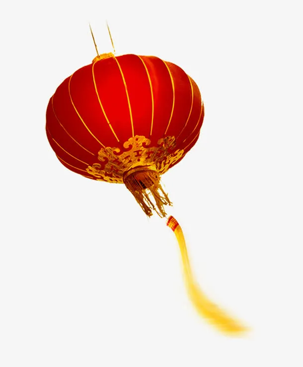 元宵节大红灯笼免抠