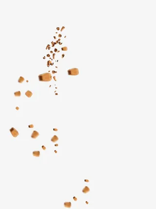 黄色石头石块不规则漂浮免抠