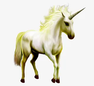 手绘独角兽免抠