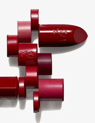 兰蔻红色系口红柱状切割组合免抠