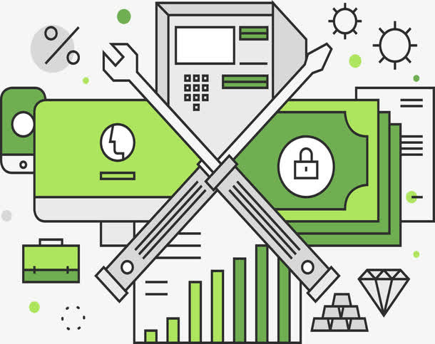 维修服务说明图.免抠