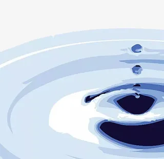 节约用水广告PNG免抠