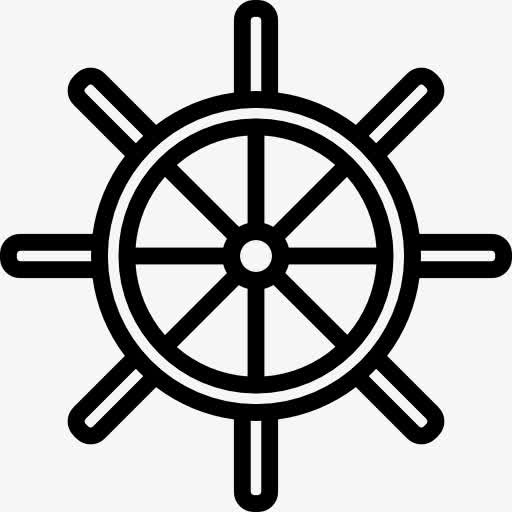 船的方向盘图标免抠