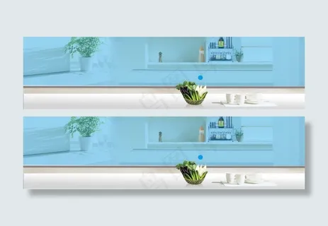 欧式家居设计banner背景图