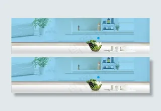 欧式家居设计banner背景图