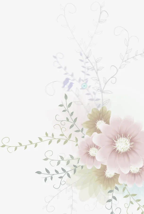 高清摄影效果合成花卉纹理免抠