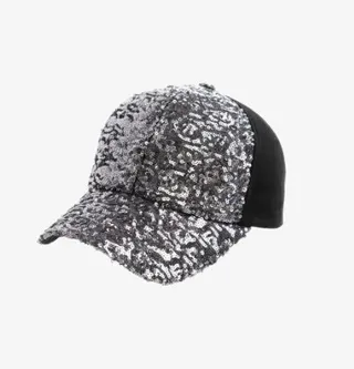 韩版潮时尚亮片鸭舌帽免抠