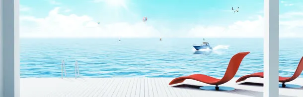 海边风景背景