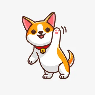 可爱小狗-免扣元素免抠