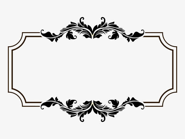 羽毛悬挂边框免抠