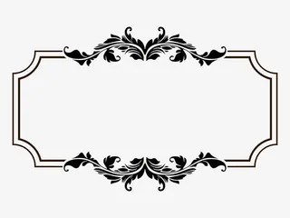 羽毛悬挂边框免抠