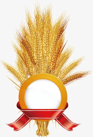麦穗标签免抠