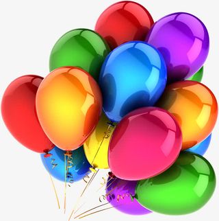 气球一串气球喜庆庆祝免抠