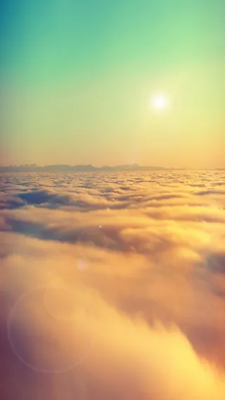 蓝天云彩小清新H5背景高清