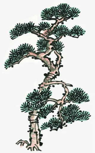 芥子园树谱免抠