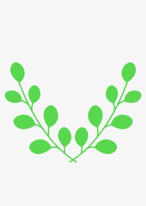 绿色树枝免抠