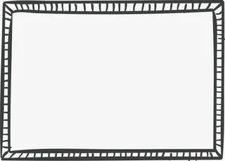 标签黑线框免抠