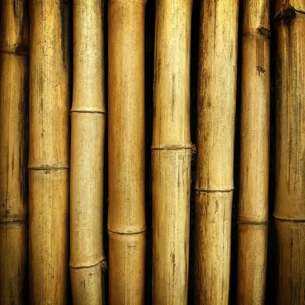 黄色竹子背景