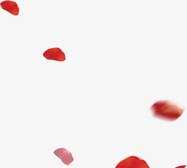 玫瑰花瓣漂浮素材图片免抠