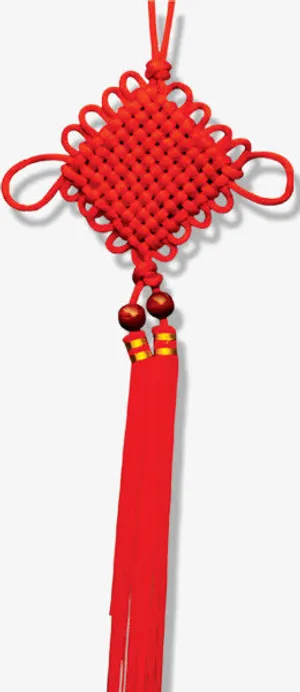 红色中国结免抠