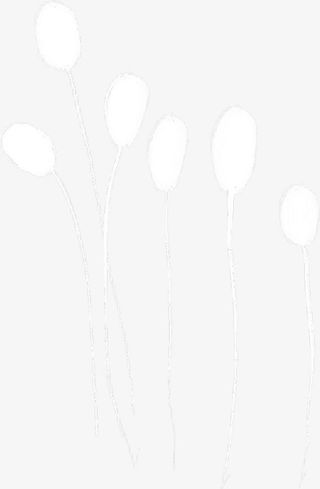 白色气球卡通背景婚礼