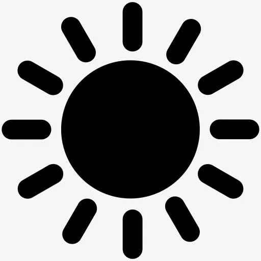 热夏天太阳pittogrammi免抠