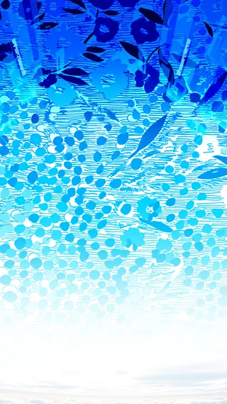 蓝色印花渐变H5背景高清