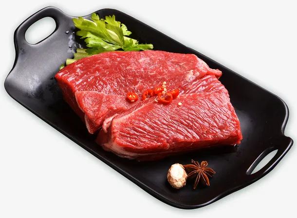 免扣元素盘子里的牛肉PNG素材免抠