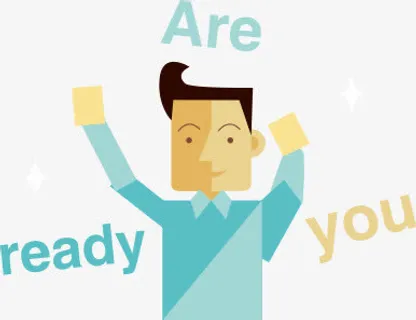 招聘艺术小人免抠