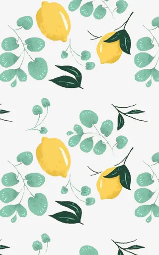柠檬背景装饰