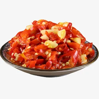 剁椒酱黑色盆免扣素材免抠