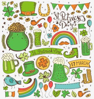 圣帕特里克元素集合免抠