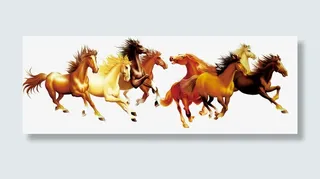 骏马奔腾矢量元素免抠