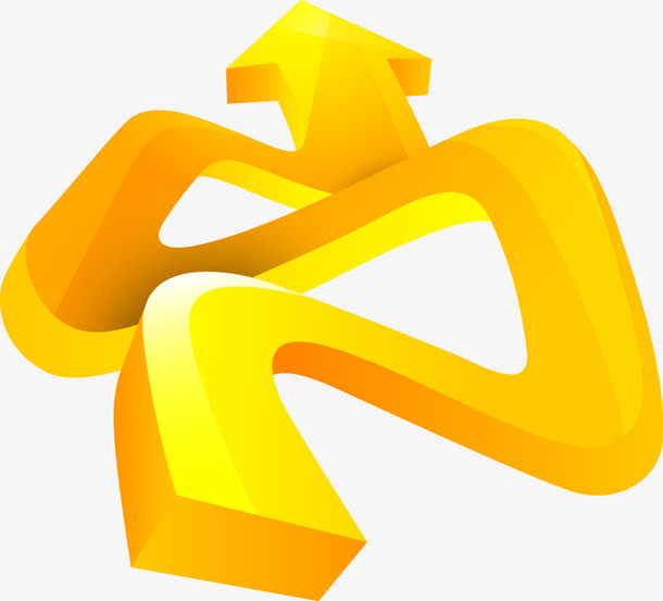 几何创意立体箭头免抠