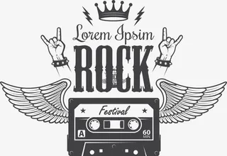 摇滚手势矢量图免抠
