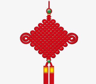 红色中国结免抠