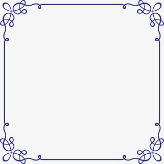 欧风边框底纹免抠