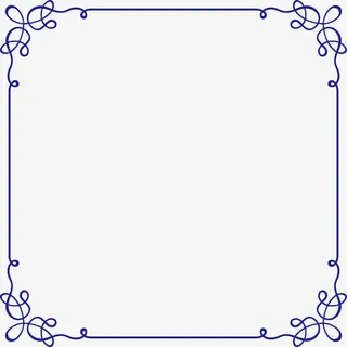 欧风边框底纹免抠