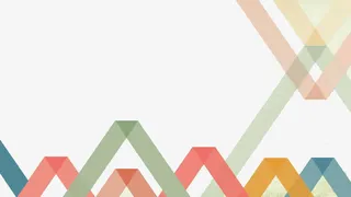 彩色条纹PPT模板免抠