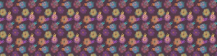 可爱花纹花朵banner高清