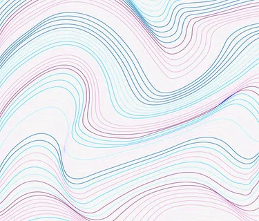 科技感线性花纹免抠