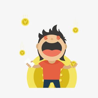 下落的金币免抠