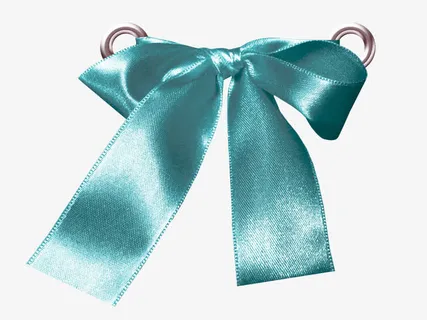 卡通蝴蝶结卡片免抠