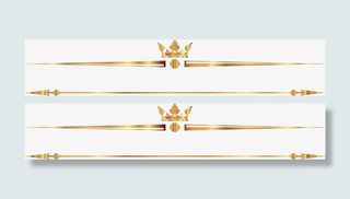 金色皇冠框架免抠