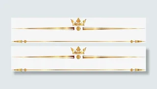 金色皇冠框架免抠