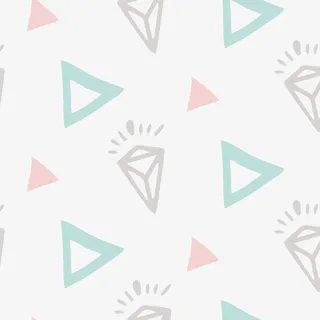 清新蓝色粉色三角背景